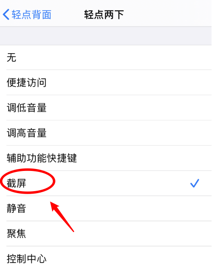 兴安苹果手机维修分享iPhone12如何启用双击截屏 